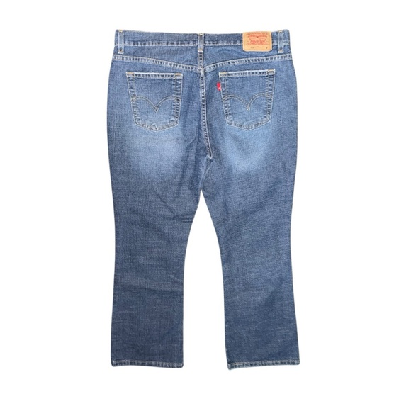 VTG y2k Levi’s 515 bootcut medium wash LOW RISE size 12 petite - Picture 4 of 9